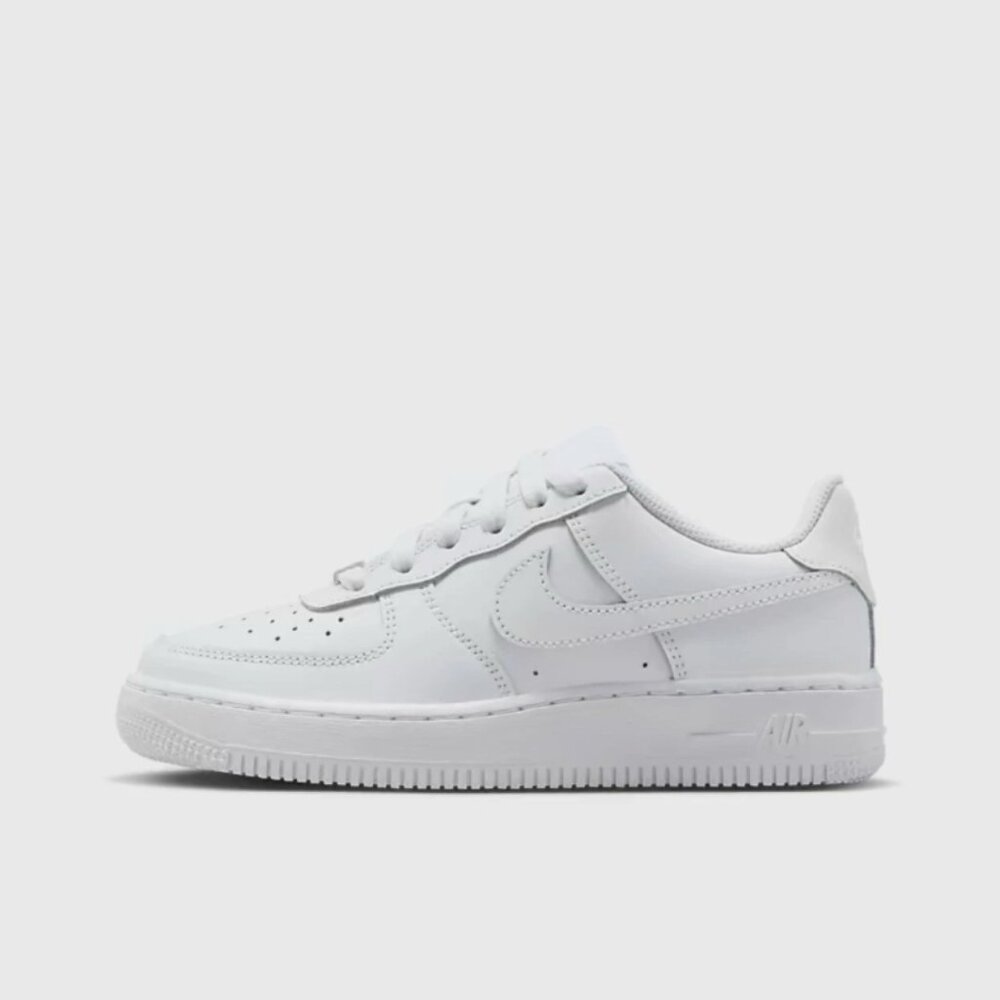 Nike Air Force 1 Low LE Triple White GRADE SCHOOL "EXPEDITE SHIPPING"